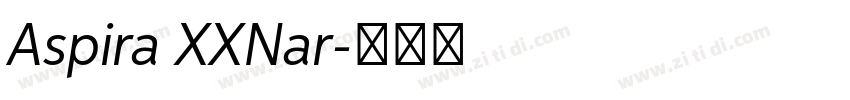 Aspira XXNar字体转换
